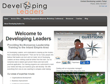 Tablet Screenshot of leadershiptrainingdevelopment.com